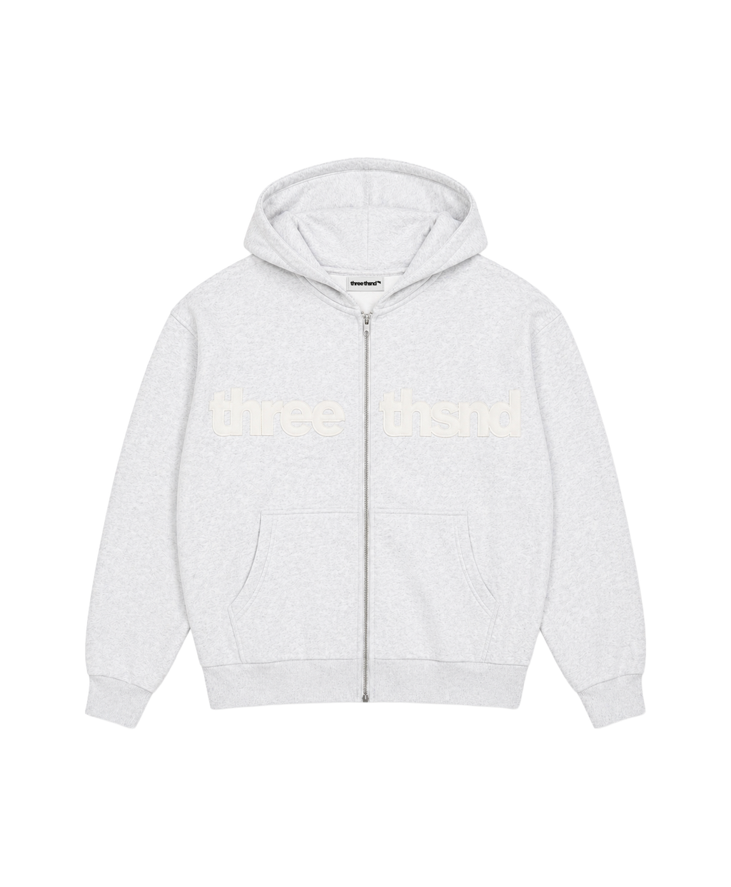 Boxy Zip-Up Hoodie