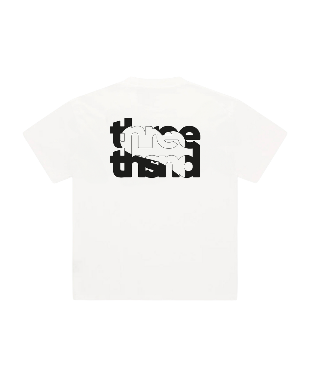 Overlay Logo T-Shirt – White