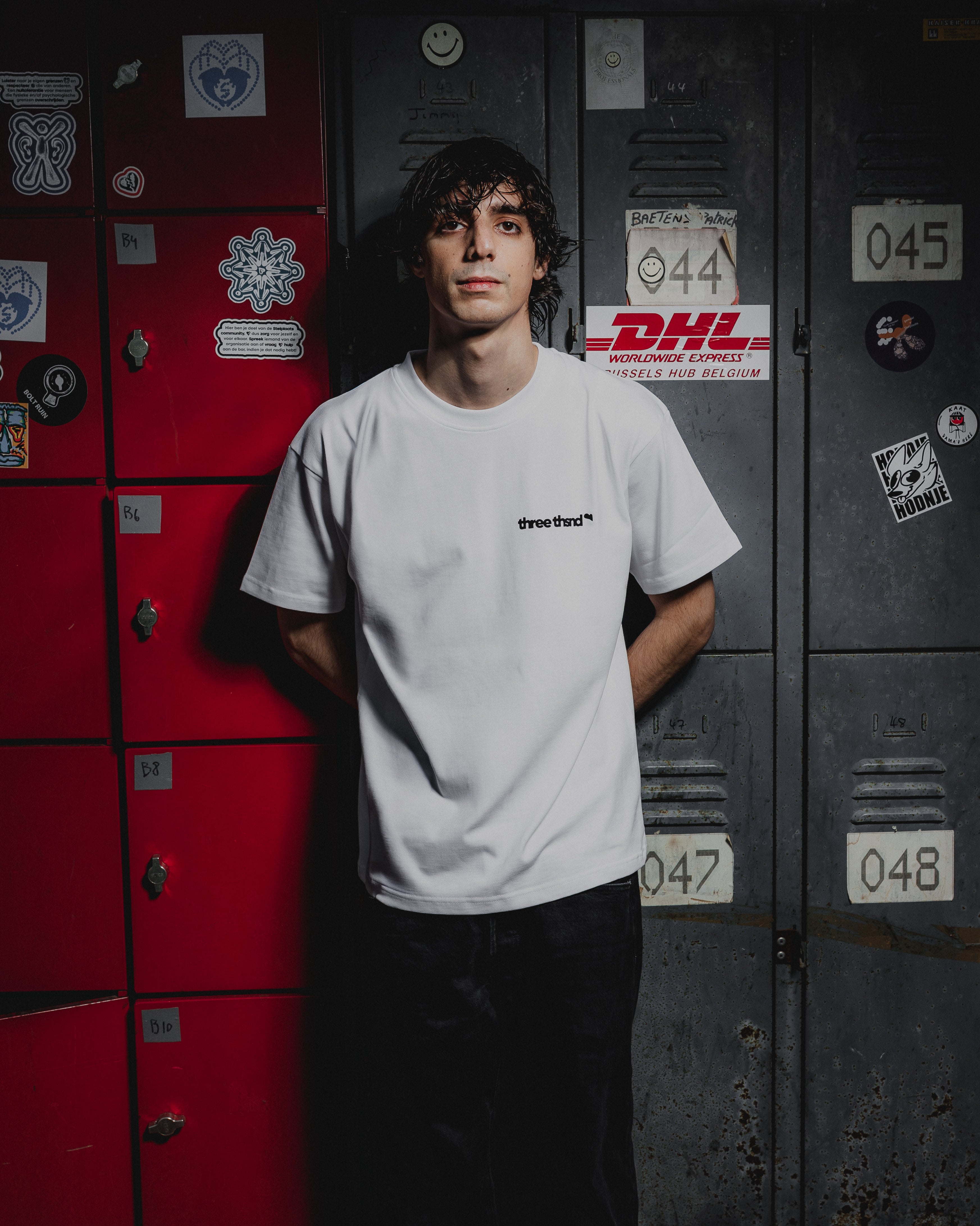 Overlay Logo T-Shirt – White