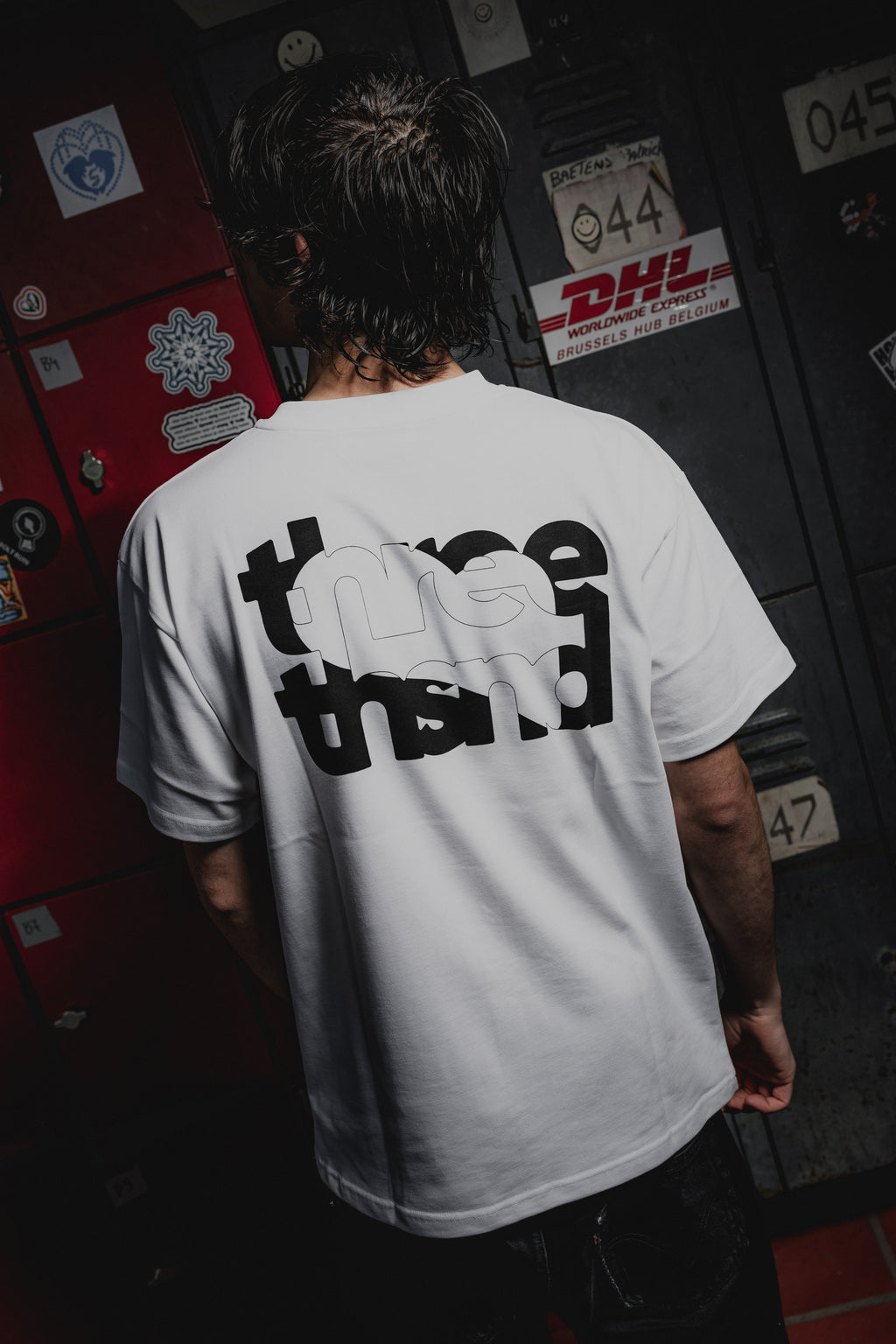 Overlay Logo T-Shirt – White